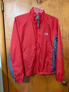 The North Face vintage Red and Gray liner jacket size medium